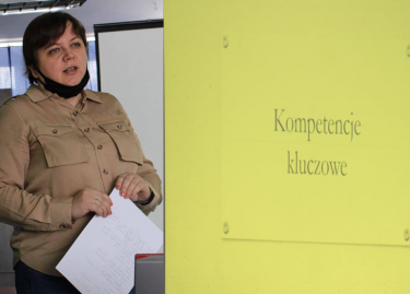 Prowadząca warsztaty nt. „ Kompetencje kluczowe” - Bernadeta Burdzy, BP w Tarnobrzegu Filia w Stalowej Woli