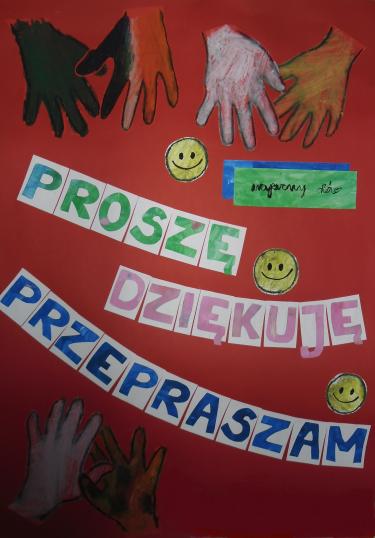 Ekspozycji kolaży wychowanków Specjalnego Ośrodka Szkolno-Wychowawczego w Brzozowie