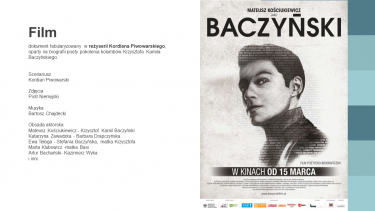 Prezentacja multimedialna "Krzysztof Kamil Baczyński"