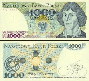 Banknot 1000 zł z 1982r. Źródło: numizmatyczny.com