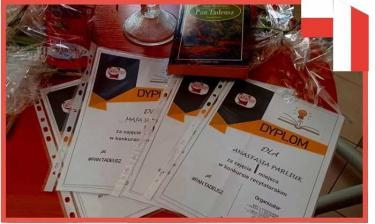 Dyplomy i nagrody konkursu recytatorski  „#PanTadeusz” 