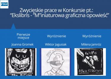 “Ekslibris -”M”iniaturowa graficzna opowieść” zorganizowanego z okazji Jubileuszu 75-lecia Pedagogicznej Biblioteki Wojewódzkiej w Rzeszowie