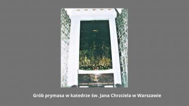 Grób prymasa w katedrze św. Jana Chrzciela w Warszawie